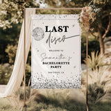 Disco Ball Bachelorette Welcome Sign