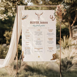 Western First Birthday Sign
