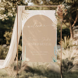 Desert Gender Reveal Welcome Sign