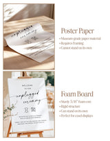 Unplugged Ceremony Wedding Sign - Modern Minimalist