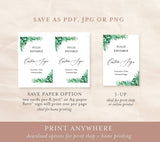 Tropical Custom Sign Template | Tropical Baby Shower Sign