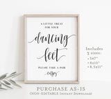 Dancing Shoes Sign | Dancing Feet Reception Sign