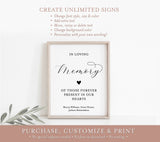 Editable Custom Wedding Sign Template | Minimal Wedding Sign 