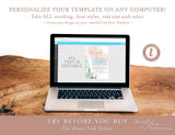 Fiesta Bridal Shower Invitation Template Bundle | Desert Bridal Shower