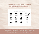 Tropical Wedding Place Cards | Escort Seating Card
