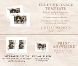 Editable Photo Save the Date Template | Minimalist Save the Date Template