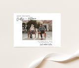 Editable Photo Save the Date Template | Minimalist Save the Date Template 