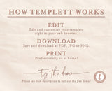 Editable Photo Save the Date Template | Save the Date with Pictures Template