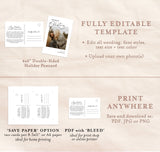 Christmas Postcard Editable Template | Editable Photo Christmas Card