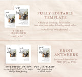 Photo Save the Date Invite | Minimalist Save the Date Template