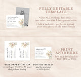 Editable Reception Invitation Template | Nothing Fancy, Just Love Invite 