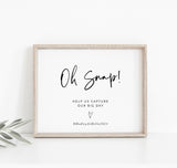 Minimal Custom Sign Template | Customizable Wedding Signage