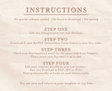 Covid Wedding Safety Note | Social Distance Wedding Insert 