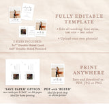 Photo Save the Date Postcard Template | Polaroid Save the Date Invite