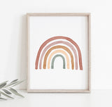 Watercolor Rainbow Print | Gender Neutral Nursery Printable