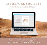 Watercolor Rainbow Print | Gender Neutral Nursery Printable
