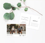 Save the Date Postcard Template | Photo Save the Date Template 