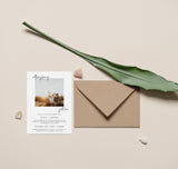 Photo Wedding Announcement | Photo Elopement Announcement