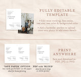 Minimalist Rehearsal Dinner Invitation Template | Minimal Wedding Rehearsal Invite