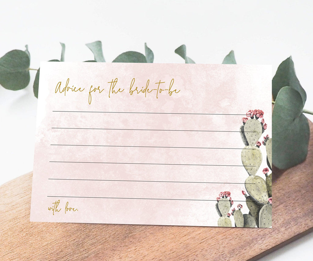 Fiesta Bridal Shower Advice Card Template | Well Wishes for Newlyweds – Wild Bloom Design Studio fiesta-bridal-shower-advice-card-template-well-wishes-for-newlyweds-wild-bloom-design-studio