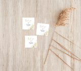 Pampas Grass Favor Tag Template | Pampas Grass Wedding Shower Favor Tags