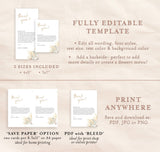 Pampas Grass Thank You Letter | Wedding Napkin Note