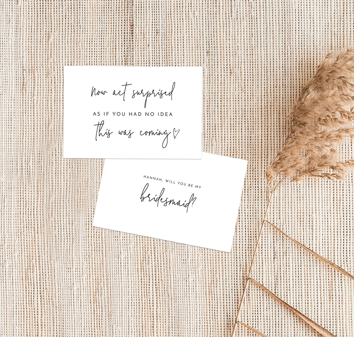 Now Act Surprised Bridesmaid Proposal | Will You Be My Bridesmaid
