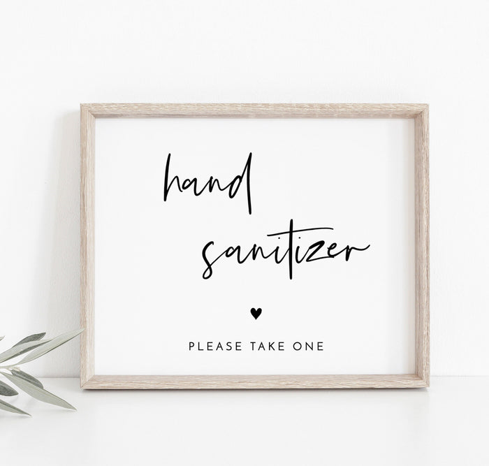 Hand Sanitizer Sign | Social Distance Wedding