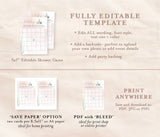 Bridal Bingo Game Template | Fiesta Bridal Shower Game