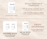 Stay Well Wedding Enclosure Card | Stay Healthy Wedding Card
