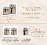 Photo Wedding Announcement | Terracotta Photo Elopement Announcement
