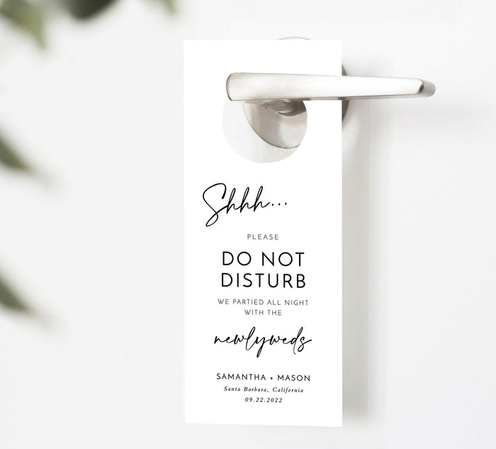 Minimalist Wedding Welcome Letter & Itinerary Template | Modern Wedding Itinerary
