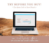 Desert Shower Recipe Request Card | Fiesta Bridal Shower Recipe Card Template