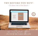 Desert Sand Custom Sign Template | Terracotta Wedding Custom Sign