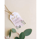 Fiesta Shower Thank You Shower Favor Tag | Editable Favor Tag Template