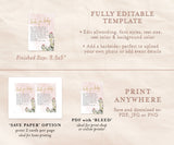 Desert Books for Baby Card | Book Request Insert Template