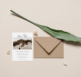 Minimalist Wedding Invitation Template | Editable Minimalist Wedding Invite 