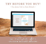 Fall Shower By Mail Invitation | Autumn Baby Shower Invite