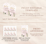 Fiesta Shower Thank You Shower Favor Tag | Editable Favor Tag Template