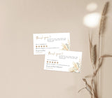 Pampas Grass Small Business Thank You Card | Boutique Thank You Template
