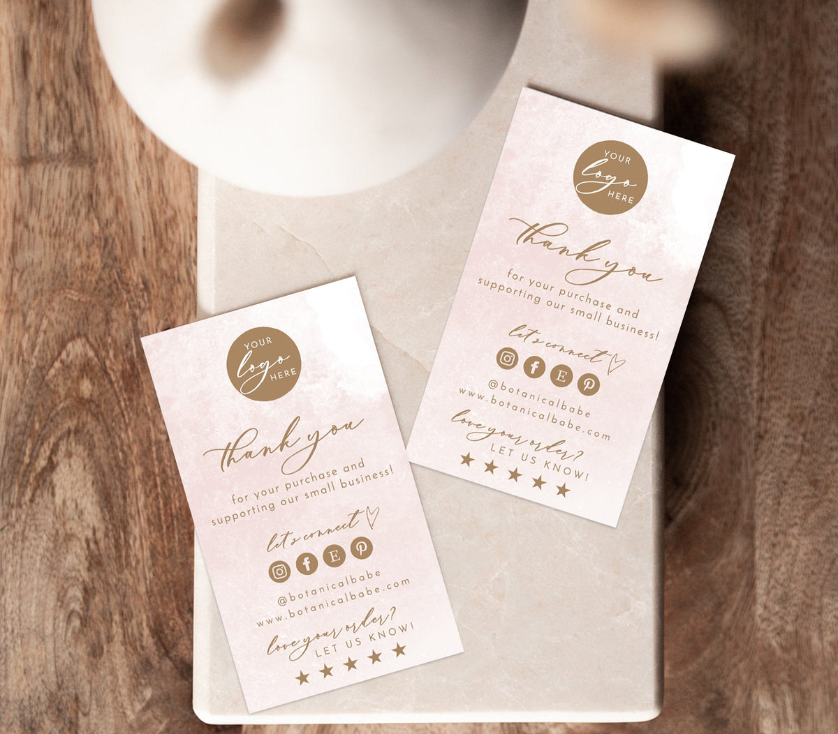 Small Business Thank You Card | Boutique Thank You Template