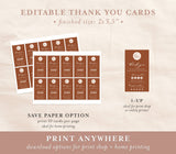 Terracotta Small Business Thank You Card | Boutique Thank You Template
