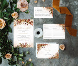 Fall Bridal Shower Invitation | Fall Leaves Invite Template 