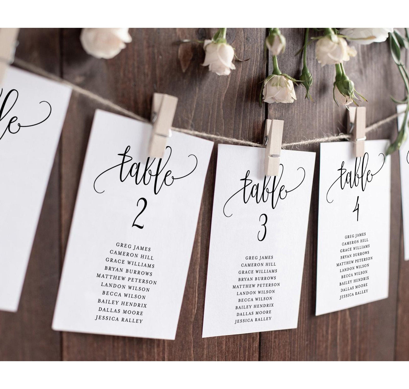 Seating Labels Examples Wedding seating labels | Beachweddingtips.com