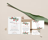 Winter Baby Shower Invite Template | Winter Baby Shower
