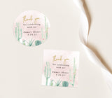 Fiesta Shower Thank You Shower Favor Tag | Editable Favor Tag Template 