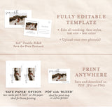 Photo Save the Date Postcard Template | Polaroid Save the Date Invite