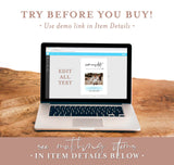 Photo Save the Date Template | Minimalist Save the Date Template