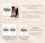 Married and Bright Christmas Card | Minimalist Christmas Photo Card