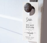 Wedding Door Hanger | Welcome Letter & Itinerary 